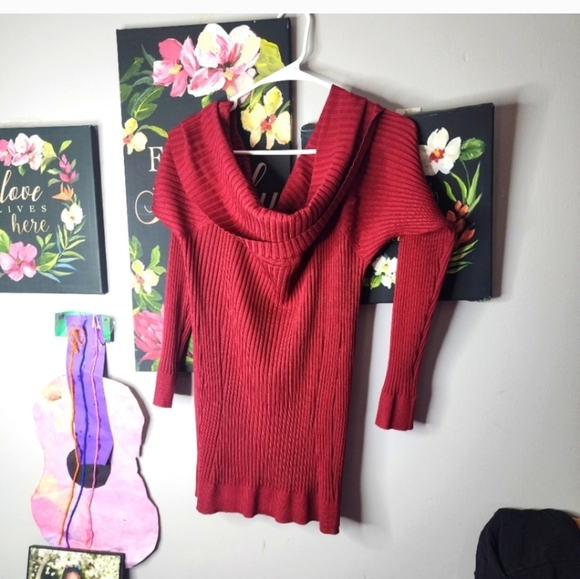 🍁🍂NWT LANE BRYANT OFF SHOULDER SWEATER 18/20 - Picture 2 of 5
